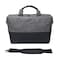 Iconz Classic New York Toploading 15.6-inch Laptop Bag - Black/Grey