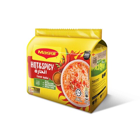 Nestle Maggi 2 Minute Migoreng Noodles Hot &amp; Spicy 72grx5 Pieces