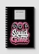 Lowha Spiral Notebook With 60 Sheets And Hard Paper Covers With Squid Game Masks Design, For Jotting Notes And Reminders, For Work, University, School