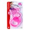 Infantino Safari Teething Pals 0+ Months 2 Pieces Pink