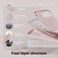 elago Liquid Silicone for iPhone 15 PRO case cover Full Body Protection, Shockproof, Slim, Anti-Scratch Soft Microfiber Lining - Lovely Pink