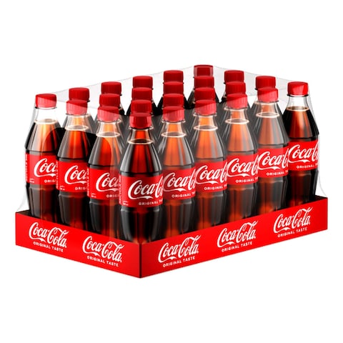 كوكا كولا مشروب غازي ​​بالمذاق الأصلي 500 ملل، حزمة من 24