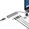 Powerology 6 In 1 Slim 4K HDMI USB-C Hub 10Gbps Data Transfer