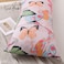 LUNA HOME 1 Piece Long Body Pillow Case, Pink Color Butterfly Design