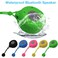 Electra Water Resistant Portable Mini Sound Speaker with Mini Suction Cup, Pink