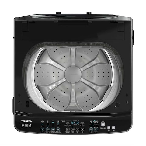 TORNADO Top Loading Automatic Washing Machine - 15 Kg - Stainless - TWT-TLD15RSC