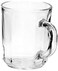 Delcasa Glass Mug With Handle 210 ml- Set of 3