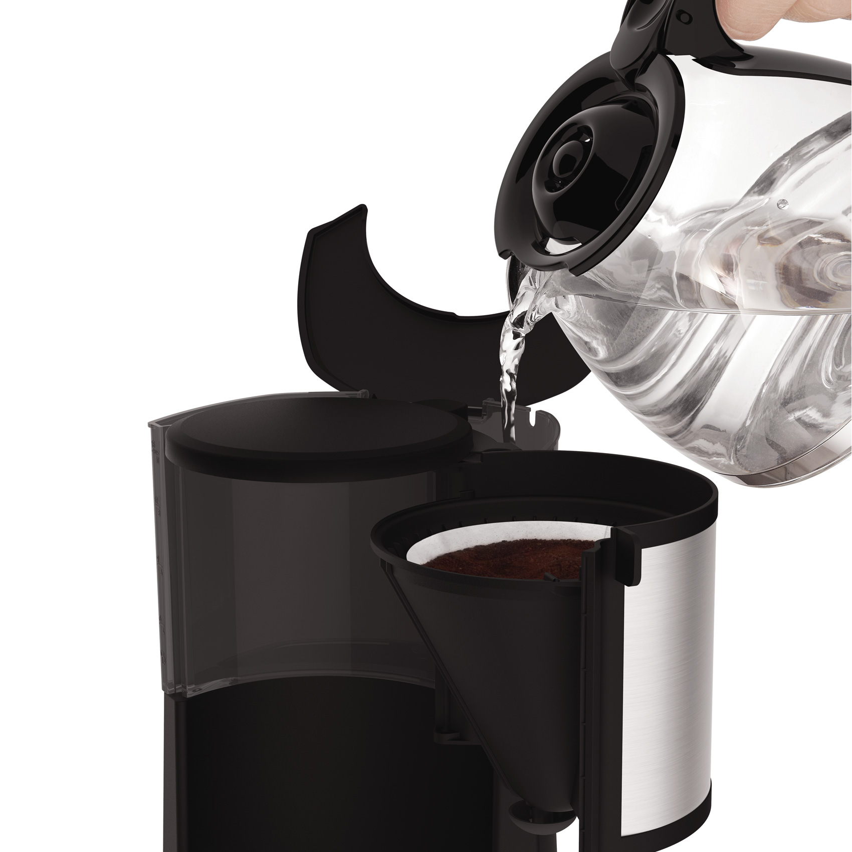 Moulinex Coffee Maker FG370827 Black 1.25L