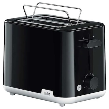 Braun Breakfast Collection Toaster HT1010WH, 900 W, White, Removable Crumb Tray