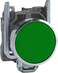 Schneider Signaling Harmony XB4_ Push button, metal, flush, green, &Oslash;22, spring return, unmarked, 1 NO_ [XB4BA31]