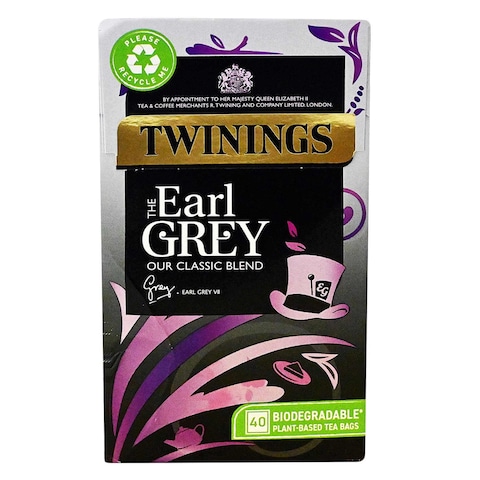 Twinings Earl Grey Tea Bags 100g 40 Pieces