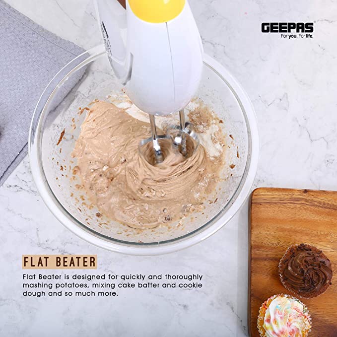 Geepas - Ghm43012 - Hand Mixer/ 7 Speed With Turbo/150W