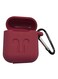 Generic Protective Silicone Headset Case Cover For Apple AirPods Red
