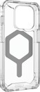 Urban Armor Gear UAG Plyo MagSafe compatible for iPhone 15 Pro case cover [16 Feet Drop tested] - Ice   Silver