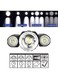 Generic LED Torch Flashlight Riding Light USB Chargeable 3 Heads Adjustable Multi-Function Flashlight For Camping Outdoor Indoor