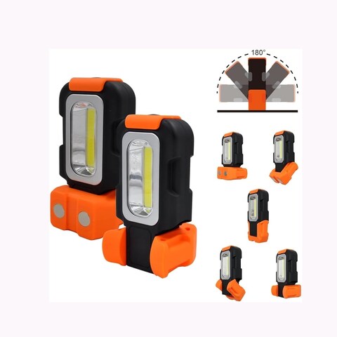 Generic Battery-Powered COB LED Pocket Work Light Magnetic Foldable Inspection Lamp 200Lm High Brightness, 0704405a