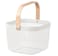 Basket, white25x26x18 cm