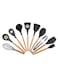 Generic 11-Piece Cooking Utensils Kitchen Set Black/Brown