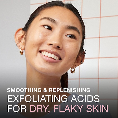 Neutrogena Skin Perfecting Daily Liquid Facial Exfoliant With 7% Aha/Pha Blend + Ha To Smooth, Exfoliate &amp; Replenish Dry Skin, Leave-On Face Exfoliator, Oil- &amp; Fragrance-Free, 4 Fl. Oz
