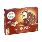 Buy Carrefour Extra Milk Chocolate Almond Ice Cream 314g in UAE