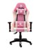 GamerTek Alpha X Gaming Chair - Pink &amp; White