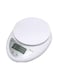 Generic - LCD Digital Electronic Kitchen Scale 5kg 2724335646365 White