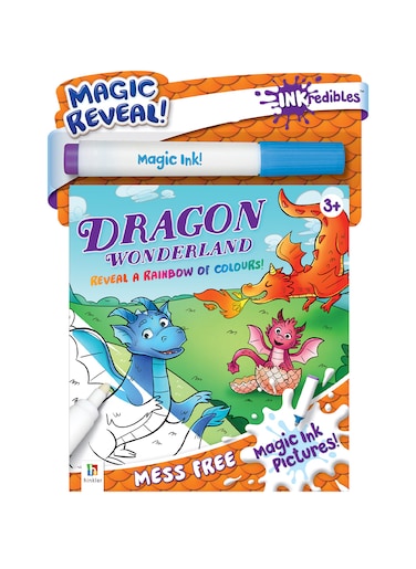 Hinkler Inkredibles Magic Ink Pictures Dragon Wonderland