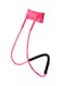 Generic - Flexible Hanging Neck Lazy Necklace Bracket Smartphone Holder Stand Pink/Black