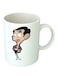 Fast Print Mr Bean Printed Mug White/Beige/Black