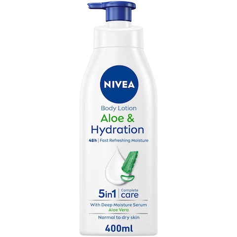 NIVEA Body Lotion Hydration Aloe Vera Normal to Dry Skin 400ml