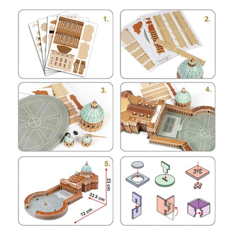 3D PUZZLES ST. PETER&#39;S BASILICA MC0