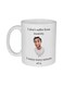 muGGyz Printed Ceramic Coffee Mug White 11Ounce