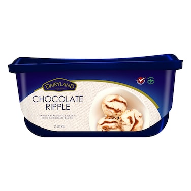 Dairyland Choc/Ripple Icecream 2L