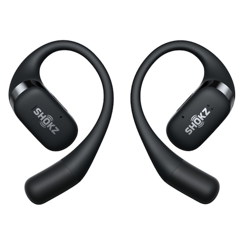 Shokz OpenFit Open-Ear True Wireless Headphones, Black