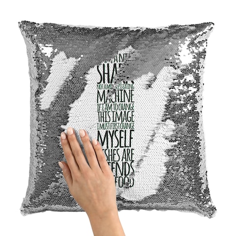 Loud Universe - Finding Nemo Quote White Pillow With Stuffing