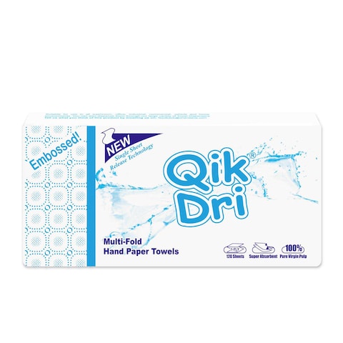 Qikdri Embsd Hand Towels 120 Sheets