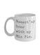 muGGyz Try Doing Whatever Forrest Said First Place Coffee Mug White