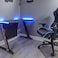 X-Rocker Official Playstation Gaming Desk LED Lights PC Office Workstation Borealis RGB