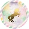 Creative Converting- Unicorn Sparkle Dinner Plate Foil Stamp  8pcs< >8.75In< >Multicolor< >