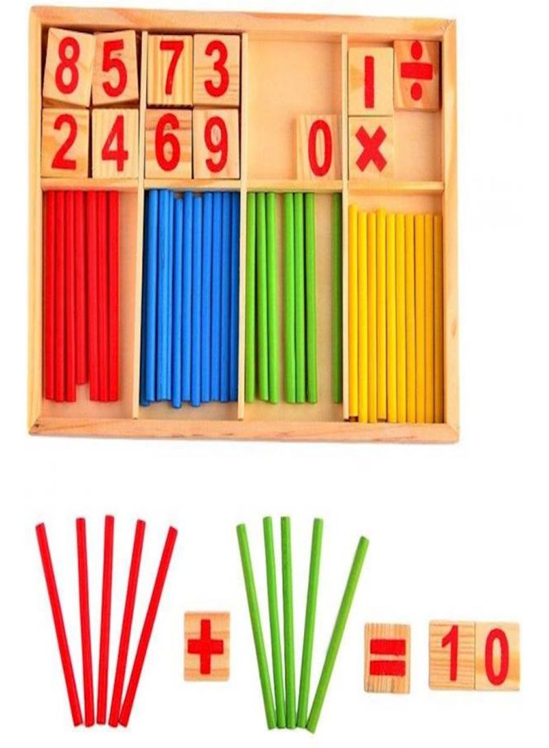 Buy Intelligence Stick - Counting Sticks Educational Box Toy 23 X 15 X ...