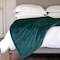 Morano Velvet Blanket - Green - 220 x 240 cm