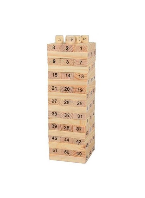 Generic 54-Piece Domino Jenga Building Blocks