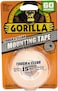 Gorilla Double Side Strong  Mounting Tape, Waterproof, Tough &amp; Clear 1Inch X 60Inch