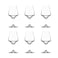 OCEAN CRAFTMHAN STEMWARE, 390ML, PACK OF 6, CLEAR, 529B14