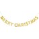 Merry Christmas Banner With Glitter 9ft 1ct