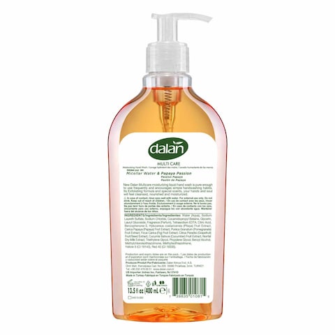 Dalan Mcare Soap Pass Papaya 400Ml