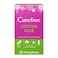Carefree Cotton Aloe Regular Size Panty Liners breathable White 30 Liners