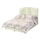 In House Oslo Velvet Bed Frame - Single - 200x120 cm - Ivory