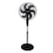 Krypton 16&quot; Stand Fan - 3 Speed, 6 Leaf Blade With Safety Grill, Adjustable Height &amp; Tilt Setting With 75 Degree Wide Oscillation, Ideal For Office, Home, Hospital &amp; More, 2 Years Warranty