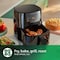 PHILIPS Essential Airfryer 1400W 4.1L, Digital, 7 presets, black body/blackhandle, 50hz HD9252